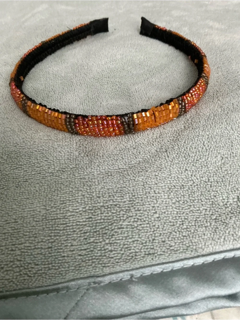 Assorted Women’s Decorative Headbands - Red, Brown, Orange